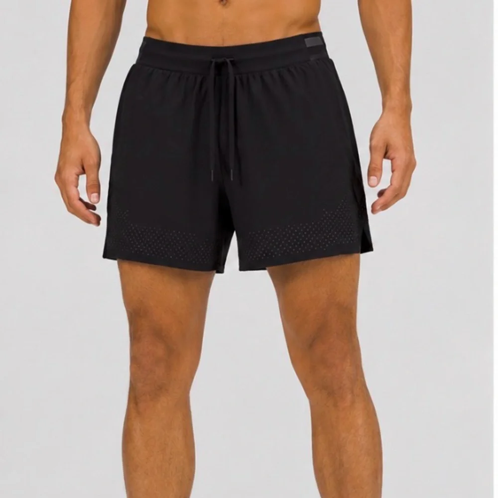 Lululemon Fast and Free Short 6” Lined Men’s M Black Running Shorts LM7AU8S NWT